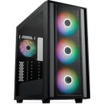 CetKing Master Masterbox 600 E-Atx Mediatorre - Anakart Gizli Bağlantı & Radyatör 420 Mm, Argb Pwm Fanları 3 x 140 mm & 1 x 120 Mm, Temperli Cam, Usb3.2 GEN2X2 Tip-C