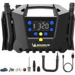 CetKing MC34259 11.1VOLT/2.5AH. Li-Ion 120PSI Ayarlanabilir Dijital Basınç Göstergeli Şarjlı Lastik & Yatak Şişirme Pompası