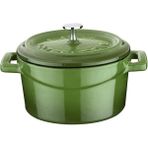 CetKing Metal Döküm Mini Tencere, 10 Cm, 0.35 L Hacim, Yeşil