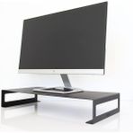 CetKing Metal Monitör Standı - Siyah - Monitör Yükseltici - Laptop Standı - Organizer - SMS1BL