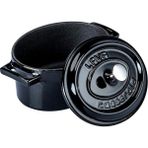 CetKing Metal Oval Mini Tencere, Siyah
