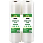 CetKing Metre (2 Adet 30CM x 5 Metre) Gofrajlı Tırtıklı Rulo Vakum Poşeti 2'li Bobin Vakumlama Folyosu Vakumlu Rul, Bpa Içermez, Tüm Vakumlama Makineleri Için, Kaynatılabilir, Tekrar Kullanılabilir…