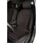 CetKing Mokka x ile Uyumlu Oto Koltuk Minderi Ön 2'li Set Elegance Siyah
