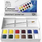 CetKing & Newton Cotman Sketchers Pocket Box 1/2 Tablet 12LI Sulu Boya