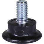 CetKing Nobel Bingo Rotil Ayak M8 Civatalı 25 mm Siyah Profil Ayağı 2.5 cm (10 Adet)