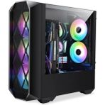 CetKing Orkinos Mesh Panel Dikey Ekran Kartı Takılabilen 4 Full Rgb Fanlı Atx Bilgisayar Kasası