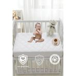 CetKing Pamuk Kapitone Fitted Sıvı Geçirmez Bebek-Çocuk Alezi, Park Yatak Beşik Yatak Alezi 2440787943313