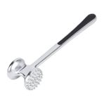 CetKing Paslanmaz Çelik Et Döveceği, 22 Cm, Çift Taraflı Başlık, Kaymaz Saplı