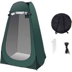 CetKing Pop Up Tuvalet Çadır Duş Gizlilik Çadırı Taşınabilir Değişen Soyunma Çadırları Odası Güneşlik Açık Sırt Çantası Barınak Kanopisi (Yeşil 120X120X190CM)