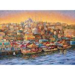 CetKing Puzzle 1000 Parça Istanbul Eminönü Balıkçıları - Nikolay Sivenkov