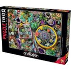 CetKing Puzzle - Kaktüsler / 1000 Parça Puzzle, #1122