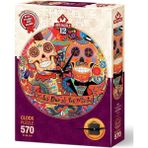 CetKing Puzzle Mutlu Son 570 Parça Saat Puzzle