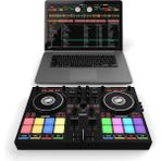 CetKing Ready | Serato Dj Lite (Dahil) ve Dj Pro Için Tasarlanmış Kompakt 2-Kanal Dj Controller/kontrolör | Ios ve Ipados'ta Algoriddim Djay Pro Aı Uygulamalarıyla Tak ve Çalıştır. (Mac/pc/ios)