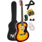 CetKing RG-530SB Kaliteli Gün Batımı 40 Inç Akustik Gitar Seti 4/4 Yetişkin