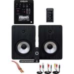 CetKing RM-500 Aktif Stüdyo Referans Monitörü 5 Inç Çift Bluetooth USB 180 Watt