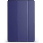 CetKing Samsung Galaxy Tab A9 ile Uyumlu Tablet Kılıfı Smart Cover Uyku Modlu Standlı Arkası Sert Şeffaf Kapak - Lacivert