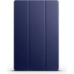 CetKing Samsung Galaxy Tab S9 ile Uyumlu Tablet Kılıfı Smart Cover Uyku Modlu Standlı Arkası Sert Şeffaf Kapak- Lacivert