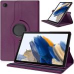 CetKing Samsung Galaxy Tablet Kılıfı Yatay ve Dikey Standlı 360 Derece Döner Tablet Kılıfı (Mor, Galaxy Tab A9)