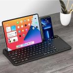CetKing Şarjlı Bluetooth Touchpad Klavye Dual Bağlantı iPad Pro ile Uyumlu 12.9 Uyumlu Hızlı ve Kolay Kablosuz Bağlantı Tablet ve Telefon ile Kullan Türkçe Q Klavye ZR731
