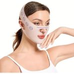 CetKing Şekillendirici Maske, V Çene Sıkılaştırıcı Band, Yüz ve Boyun Incelten Maske, Ten Rengi