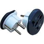 CetKing Seyahat Tipi Universal Çevirici Priz - Kompakt Tasarım 250V 16A Ingiliz, Amerikan ve Avustralya Fişi Dönüştürücü Adaptör