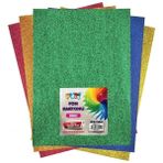 CetKing Simli Fon Kartonu 25X35 cm 10 Lu Karışık