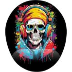 CetKing Skull Mouse Pad - Altın