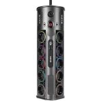 CetKing SP10AF 3m 1860 Joule 1.5mm 1 USB 1 Typec 2.1A/5V 16A 250V 3680W 10LU Akım Korumalı Priz