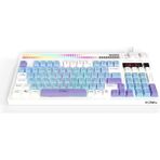 CetKing Spectrum K1 Fonksiyonel Çift LCD Ekran & Çift Rgb - Ses Kontrolcülü Membran 94 Tuşlu Spectrum Rgb Modlu Gaming Klavye