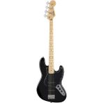 CetKing Standard Jazz Bass Black - Maple Bas Gitar