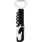 CetKing Store Paslanmaz Çelik Türbişonlu Şarap ve Şişe Açacağı – Ergonomik Kolu ve Dişli Mekanizmalı, Kolay Kullanım, (Siyah)