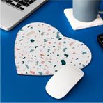 CetKing Suluboya Efektli Şık Tasarım Kalp Mouse Pad 22 cm x 19 cm - Altın
