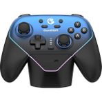 CetKing Super Nova Wireless Gaming Controller For Pc/switch/ios/android, Hall Effect Stick & Trigger, Rubberized Grips, Rgb Lighting, Swappable Abxy, Detachable Faceplate, 1000MAH With Charging Dock