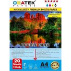 CetKing T664/6641 L1455 Uyumlu Fotoğraf Kağıdı A4 Premium Parlak 120 gr 20 Adet, Beyaz