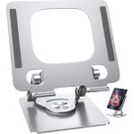 CetKing Tablet Standı 360° Dönen Metal Masaüstü Açılı Katlanabilir Tablet Tutucu Stant