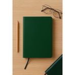 CetKing Tanıtım Fark Tanıtım Çizgisiz Not Defteri, Yeşil Deri Kapaklı Defter, 128 Yaprak A5 Defter, Ofis ve Kırtasiye (14CM x 21 Cm) (Yeşil Kapak)