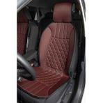 CetKing Tiggo 8 Pro Excellent ile Uyumlu Oto Koltuk Minderi Ön 2'li Set Elegance Bordo