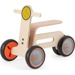 CetKing Tribike Montessori Ilk Adım Yürüme Bisikleti, Doğal Ahşap, Dört Tekerlekli, Denge Bisikleti
