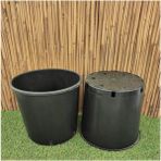 CetKing Üretim Saksısı 1 Adet 18,5 Lt 30X30 cm Plastik Saksı Siyah Üretim Saksı Bitki Saksısı