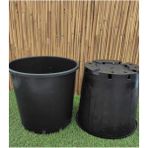 CetKing Üretim Saksısı 1 Adet 21,9 Lt 35X30 cm Plastik Saksı Siyah Üretim Saksı Bitki Saksısı