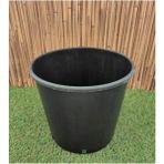 CetKing Üretim Saksısı 2 Adet 14 Lt 28X27 cm Plastik Saksı Siyah Üretim Saksı Bitki Üretim Saksısı