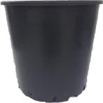 CetKing Üretim Saksısı 2 Adet 30X30 cm 18,5 Lt Plastik Saksı Siyah Üretim Saksı Bitki Saksısı
