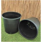 CetKing Üretim Saksısı 2 Adet 5 Lt 20X20 cm Plastik Saksı Siyah Üretim Saksı Bitki Üretim Saksısı