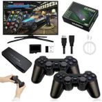 CetKing Video Oyun Konsolu, 20.000+ Klasik Oyun Konsolu, 64G 4K HDMI Çıkışı Game Stick, Iki Kablosuz Oyun Konsolu 2.4g Tak ve Çalıştır Tv Çubuğu Taşınabilir Konsol Retro