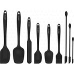 CetKing VLT1170 Drongo 9'lu Spatula Set Siyah