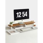 CetKing Wood Monitör Yükseltici, Monitör Standı, Ahşap Ekran Yükseltici (Meşe)
