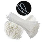 Çetsan 2,5x150 Beyaz 15cm Kablo Bağı Cırt Kelepçe Toplayıcı-100 Adet