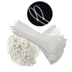 Çetsan 3,6X150 Beyaz 15Cm Kablo Bağı Cırt Kelepçe Toplayıcı-100 Adet