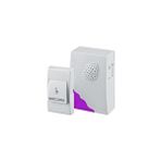 Çetsan Şahnet Pilli Uzaktan Kumandalı Zil Seti - Kablosuz Kapı Zili Wireless 36 Melodi Beyaz