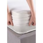 Çettex %100 Pamuk Fitted Full Kenar Sıvı Geçirmez Yatak Koruyucu Alez - 120 x 200 cm - Beyaz
